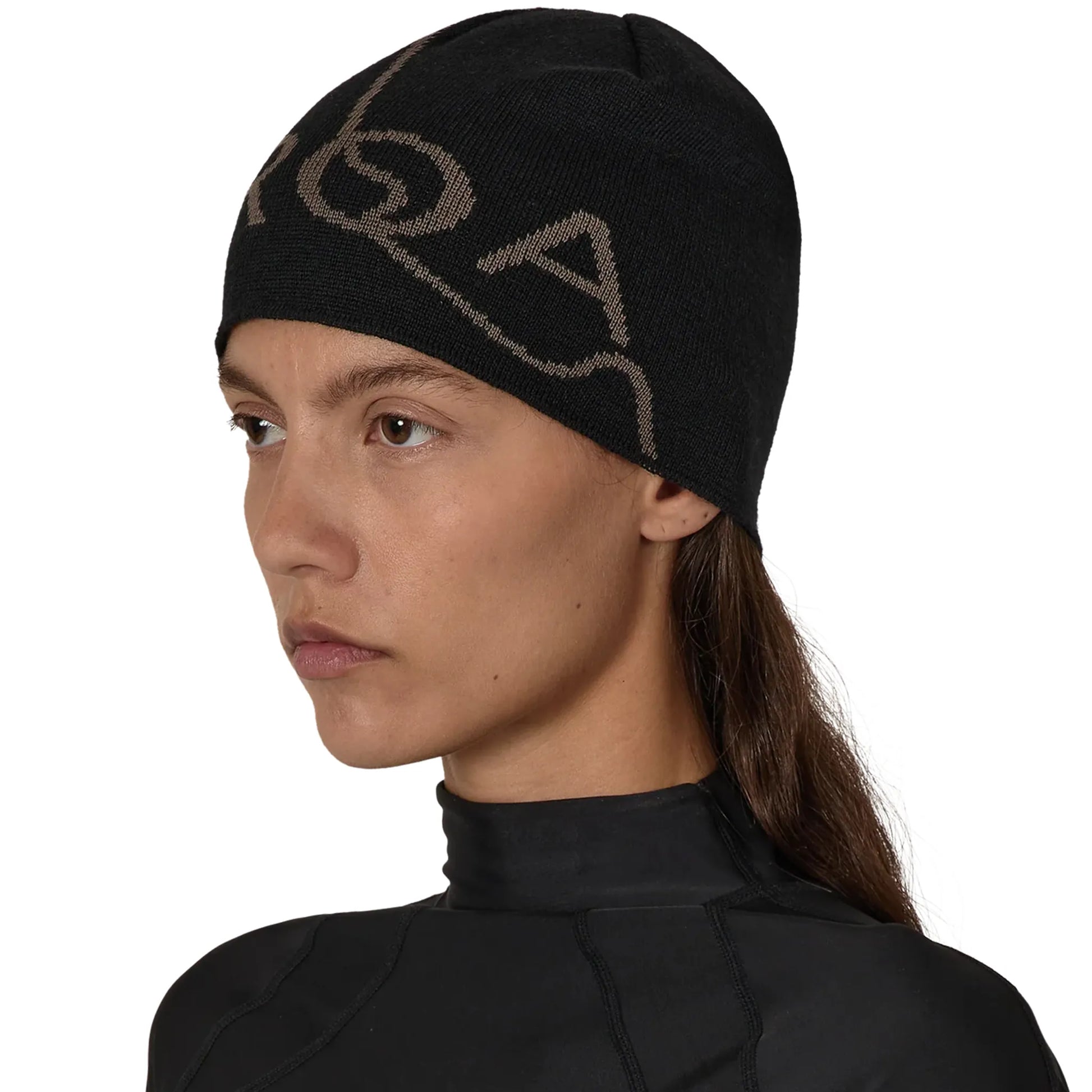 ROA - Logo Wool Beanie Black – STUDY SHOWROOM STORE