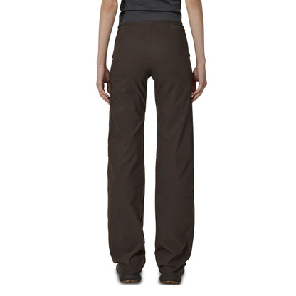 ROA MARVA Compression Flared Pants Dark Brown 着用イメージ　背面