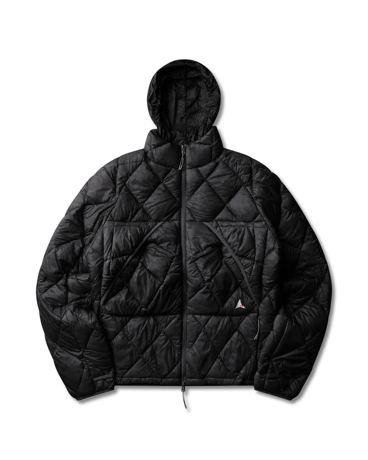 ROA Nuna 800 Fill Power Hooded Down Jacket Black 収納フード