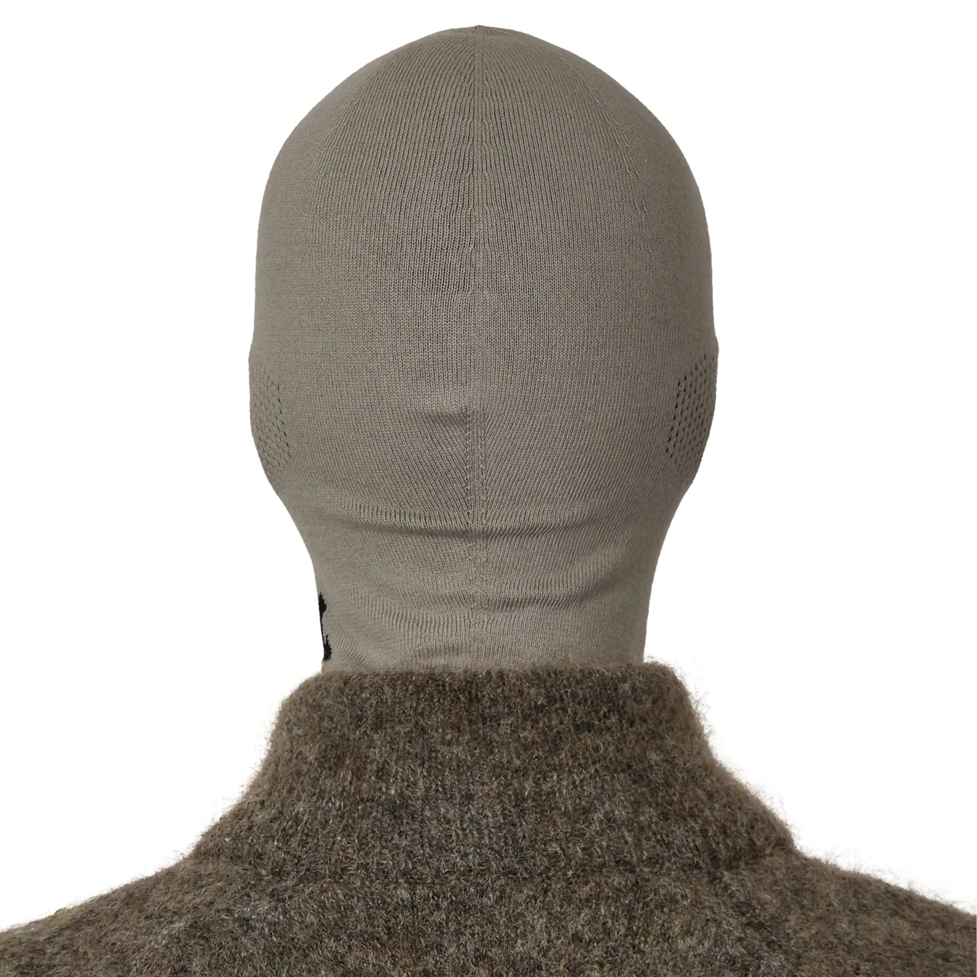 ROA OWL Seamless Biofil® Breathable Balaclava Light Grey 女性着用画像 背面