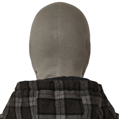 ROA OWL Seamless Biofil® Breathable Balaclava Light Grey 着用画像 背面