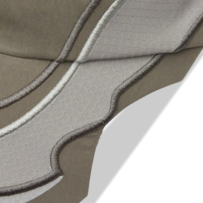 ROA Pursuit 6 Panel Cap Grey つばディテール