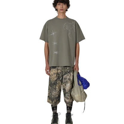 ROA Ryli T-Shirt Grey 全身スタイリング 着用イメージ