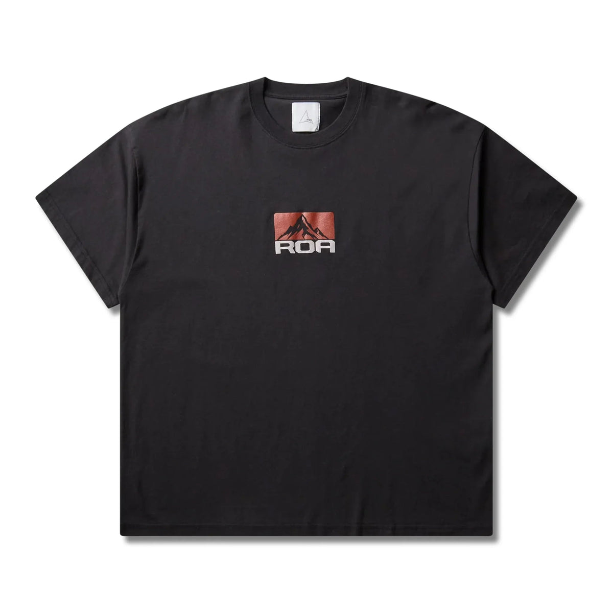 ROA SIGNAL Mountain T-Shirt Washed Black 商品画像 正面