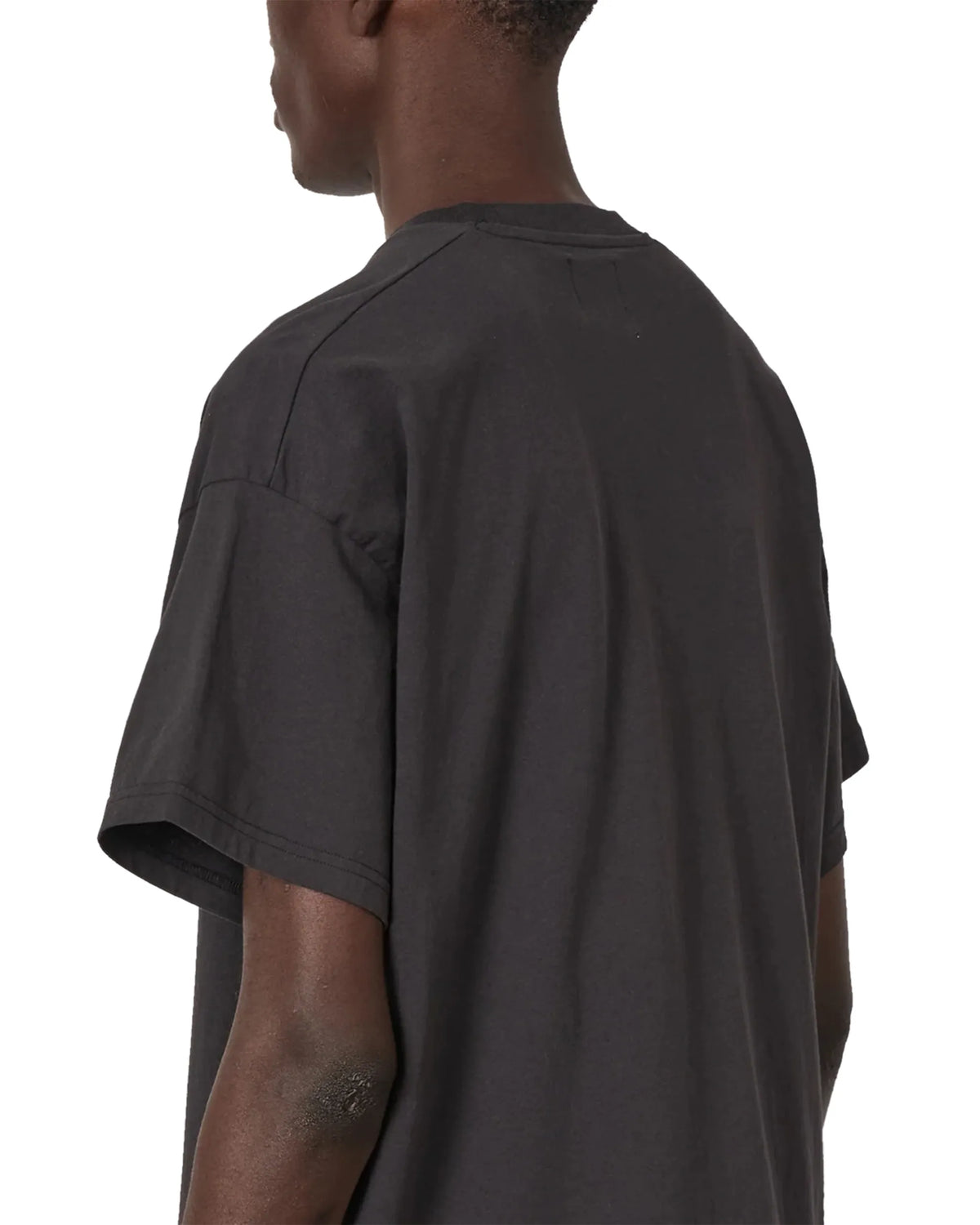 ROA SIGNAL Mountain T-Shirt Washed Black 背面詳細