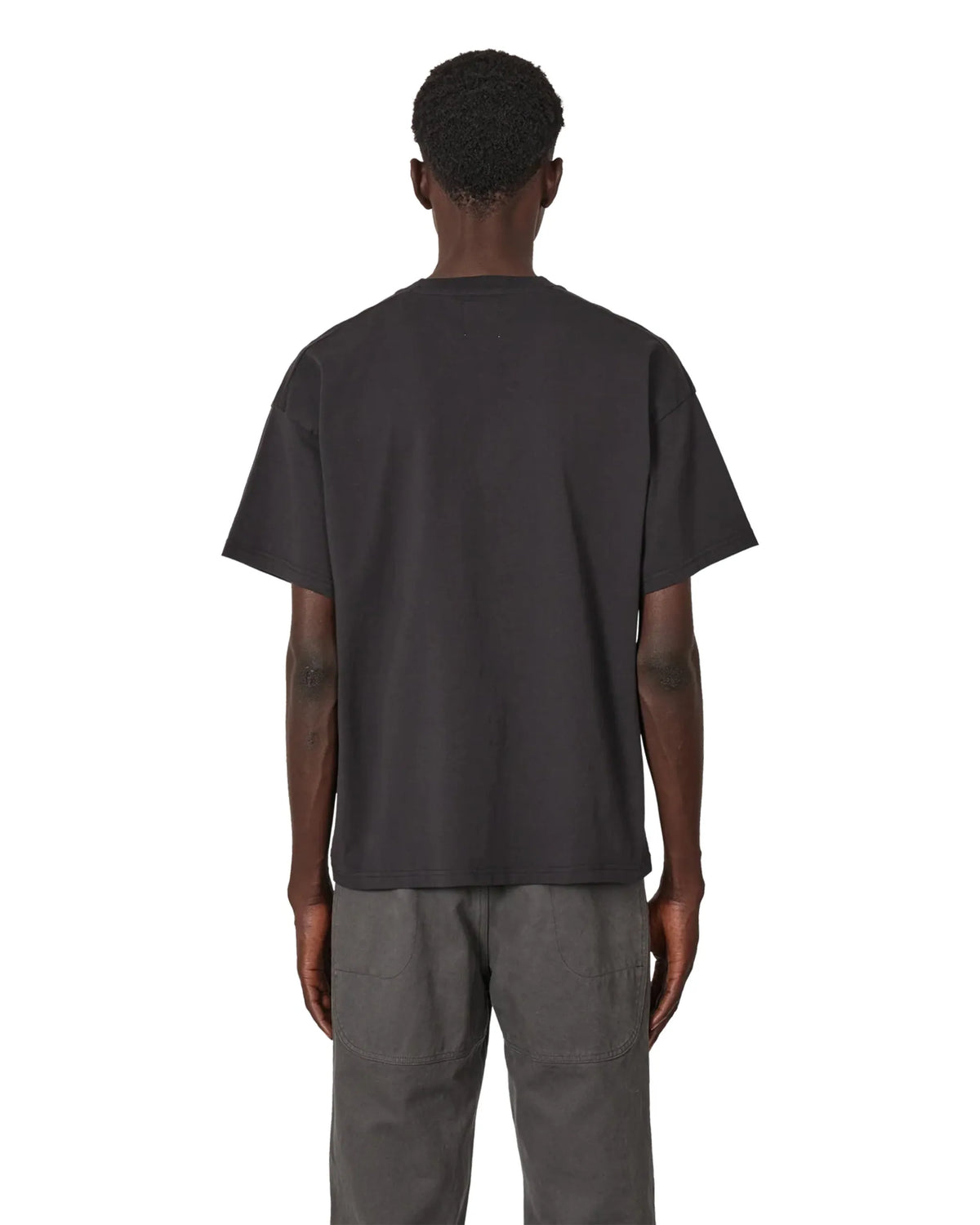 ROA SIGNAL Mountain T-Shirt Washed Black 着用イメージ 背面