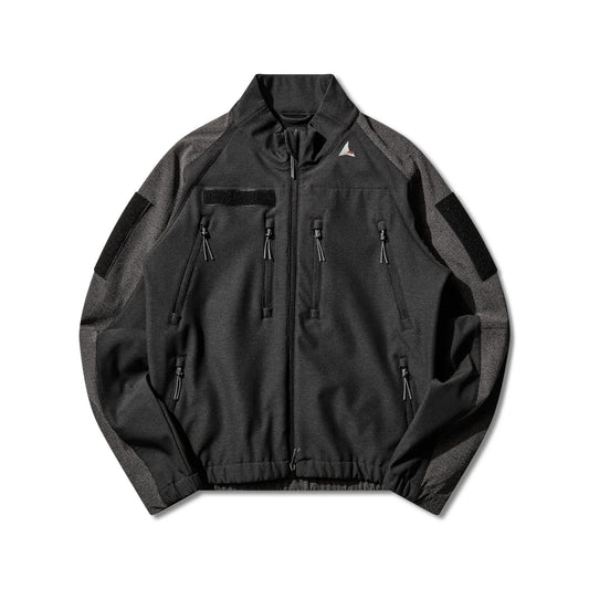 ROA TESTUDO Reinforced Softshell Jacket Black 商品画像 正面