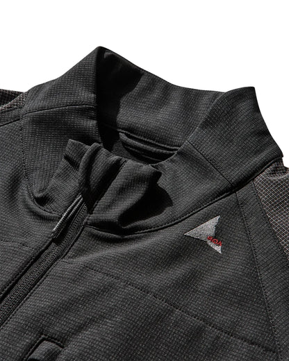ROA TESTUDO Reinforced Softshell Jacket Black 首元ディテール