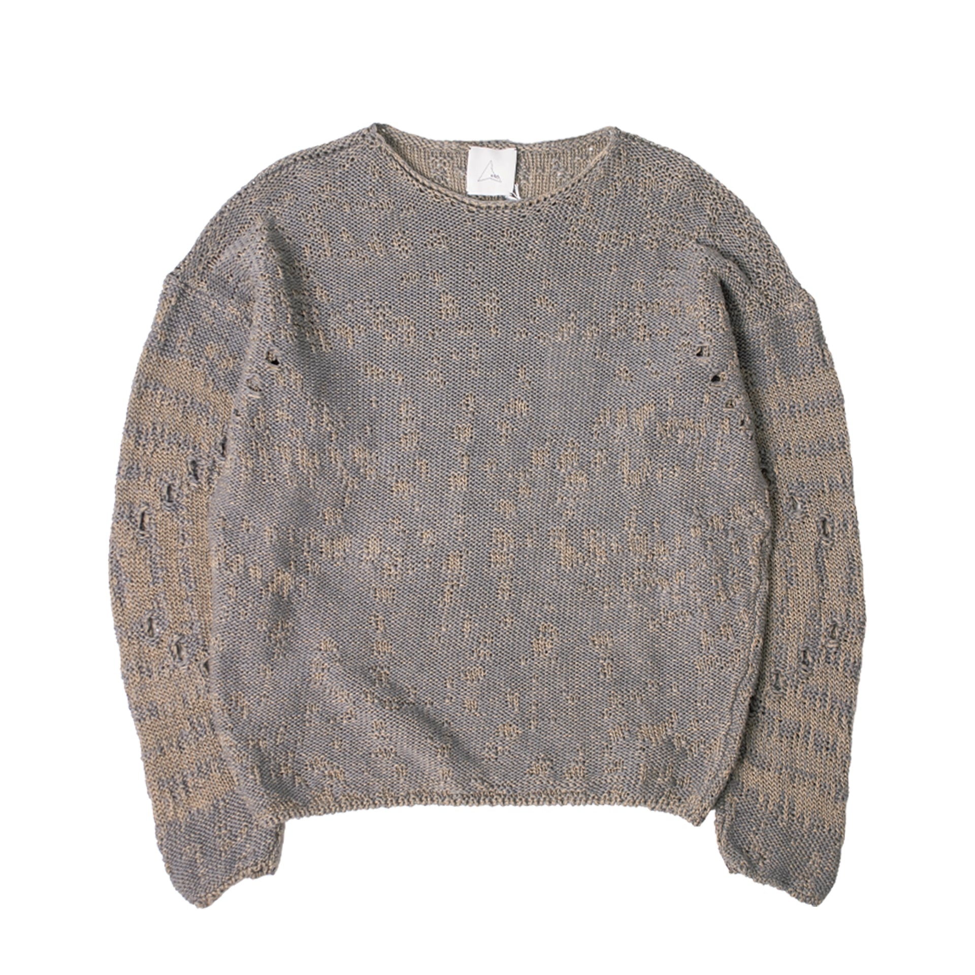 値下げ中　ROA Hemp crewneck ブラウン Hemp Crewneck in Grey