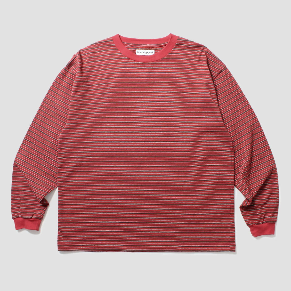 CABARET POVAL Coxon Stripe L/S Top Red【26AW-PVA-CS01】(N) 商品写真 正面