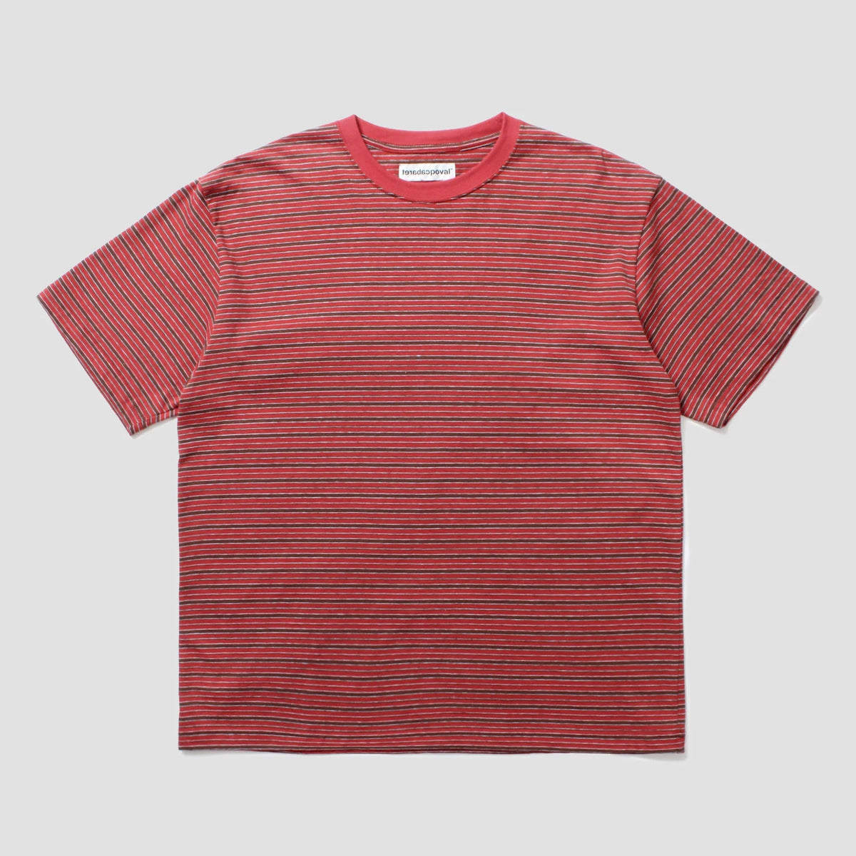 CABARET POVAL Coxon Stripe S/S Top Red【26AW-PVA-CS02】(N) 商品写真 正面