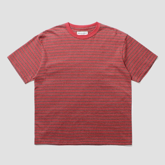 CABARET POVAL Coxon Stripe S/S Top Red【26AW-PVA-CS02】(N) 商品写真 正面