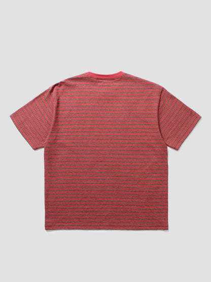 CABARET POVAL Coxon Stripe S/S Top Red【26AW-PVA-CS02】(N) 商品写真 背面