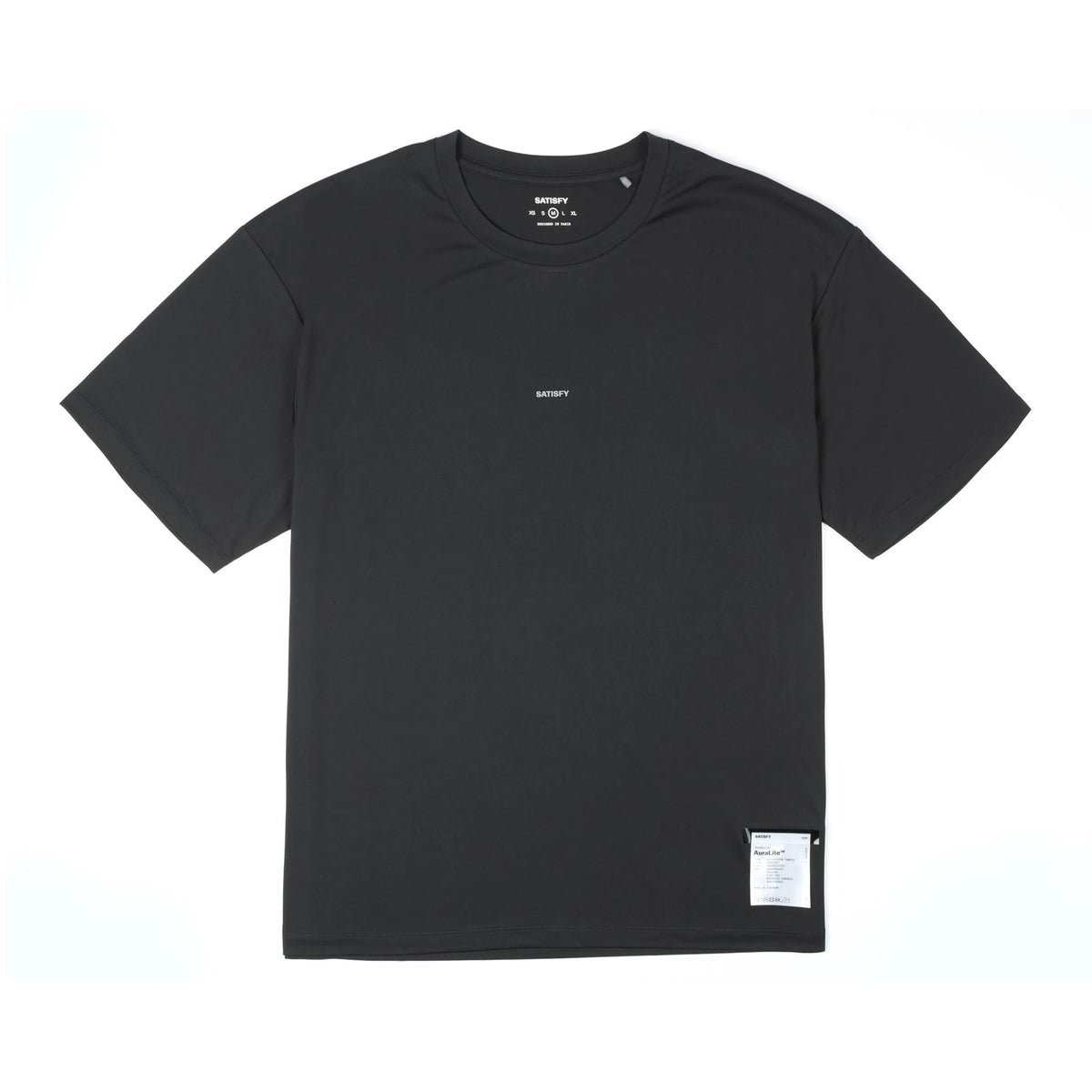 SATISFY - AuraLite™ T-Shirt Black – STUDY SHOWROOM STORE