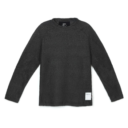 SATISFY FuzzFleece AD Long Tee Phantom 正面