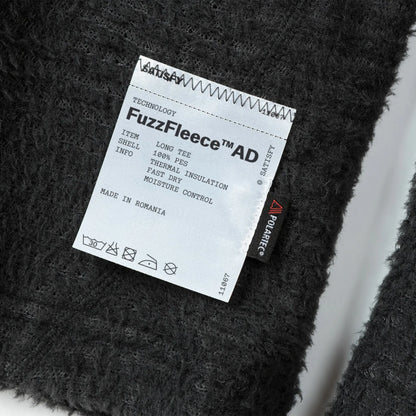 SATISFY FuzzFleece AD Long Tee Phantom 外付けケアラベル
