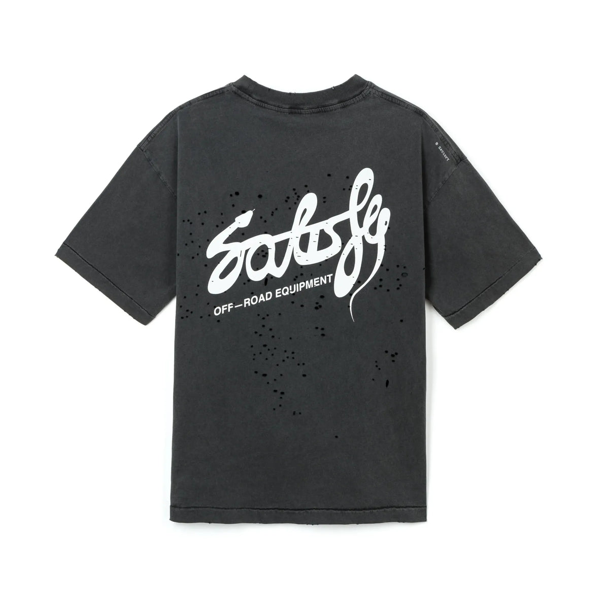 SATISFY MothTech™ T-Shirt Aged Black Eagle 背面