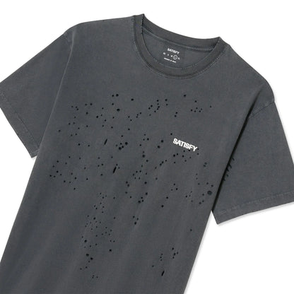 SATISFY MothTech™ T-Shirt Aged Black SAB ディテール