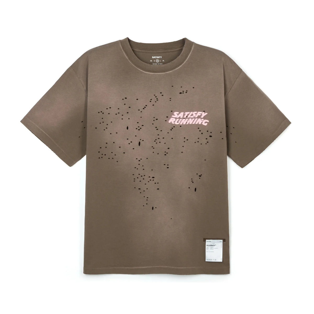SATISFY MothTech™ T-Shirt Sun Bleached Rain Drum 商品画像 正面
