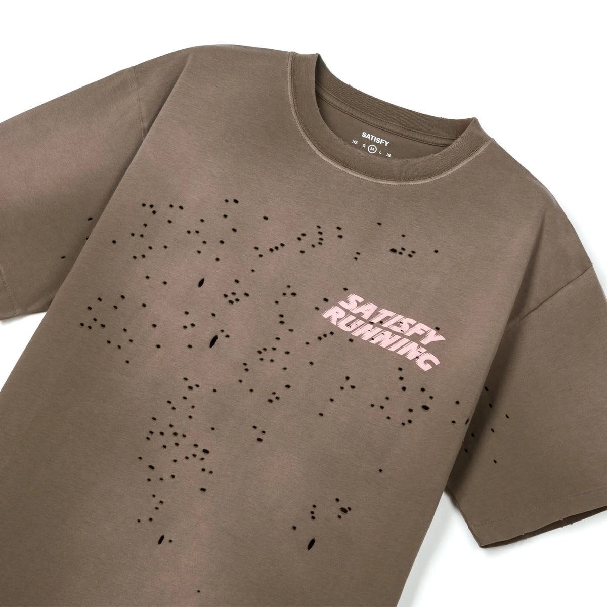 SATISFY MothTech™ T-Shirt Sun Bleached Rain Drum 商品画像 フロントグラフィック