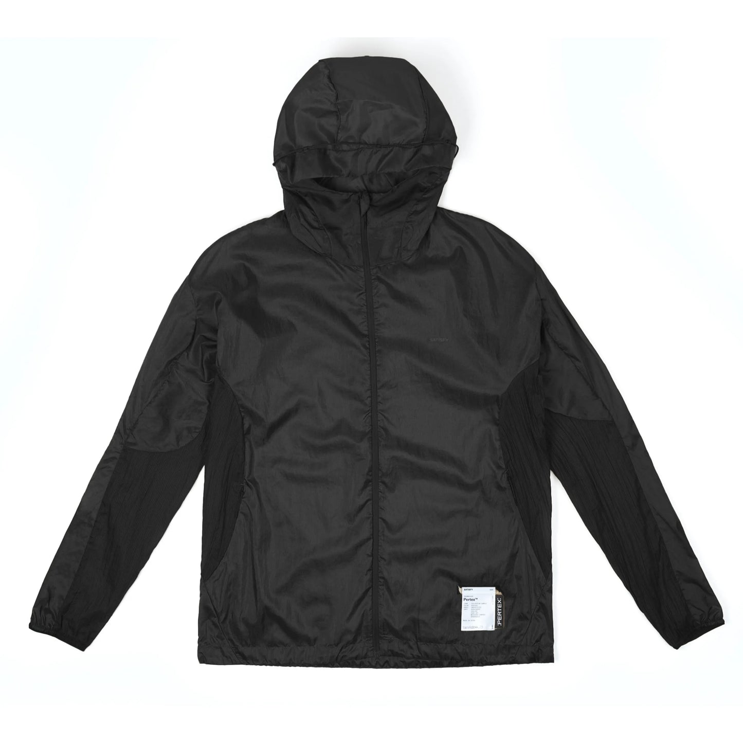 SATISFY Pertex® Diamond Fuse Windbreaker Black 正面