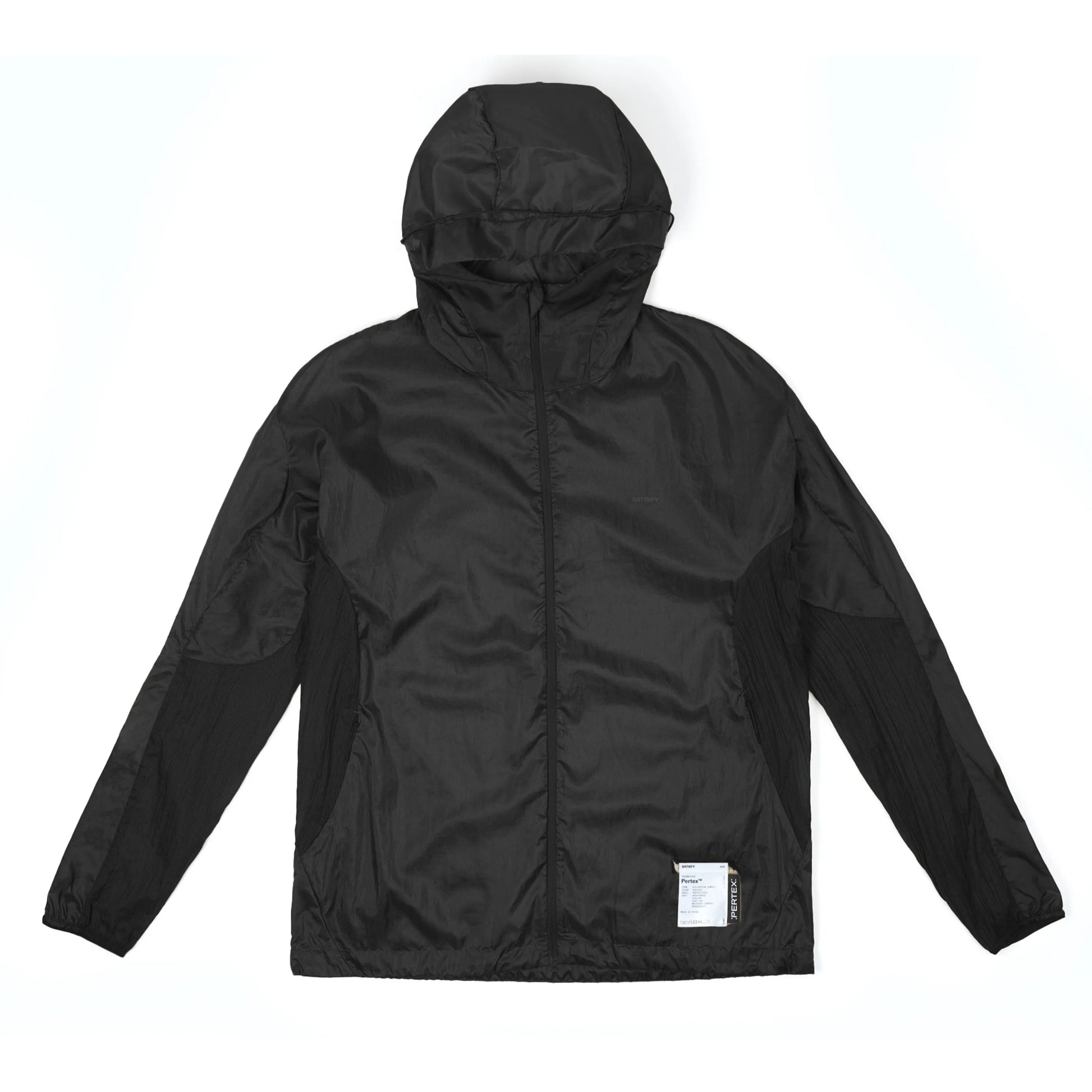 SATISFY Pertex® Diamond Fuse Windbreaker Black 正面