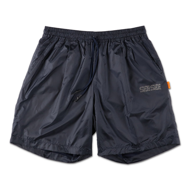 SEE SEE PACKABLE BAGGY SHORTS【NAVY】 – STUDY SHOWROOM STORE