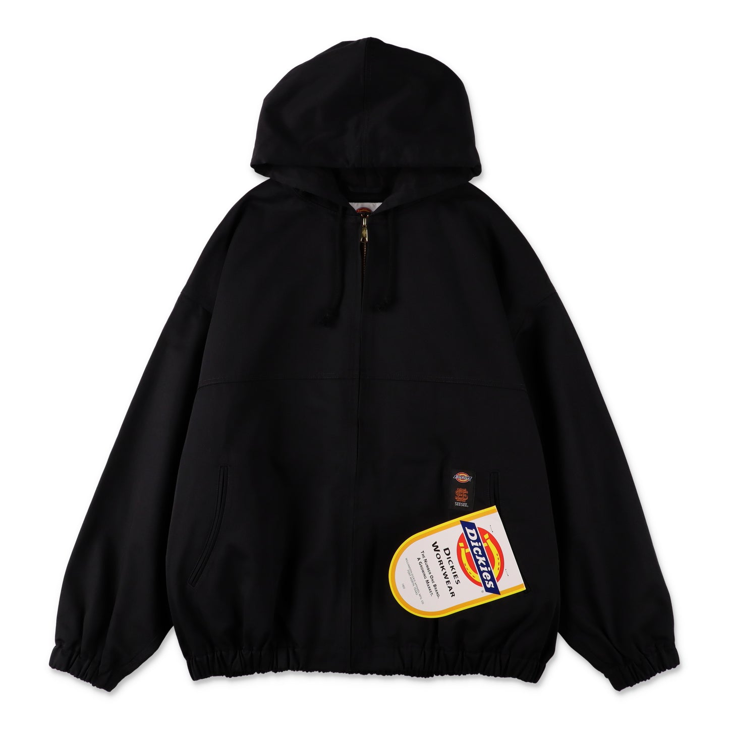 SEE SEE x DICKIES FULL ZIP HOODY JACKET【BLACK】