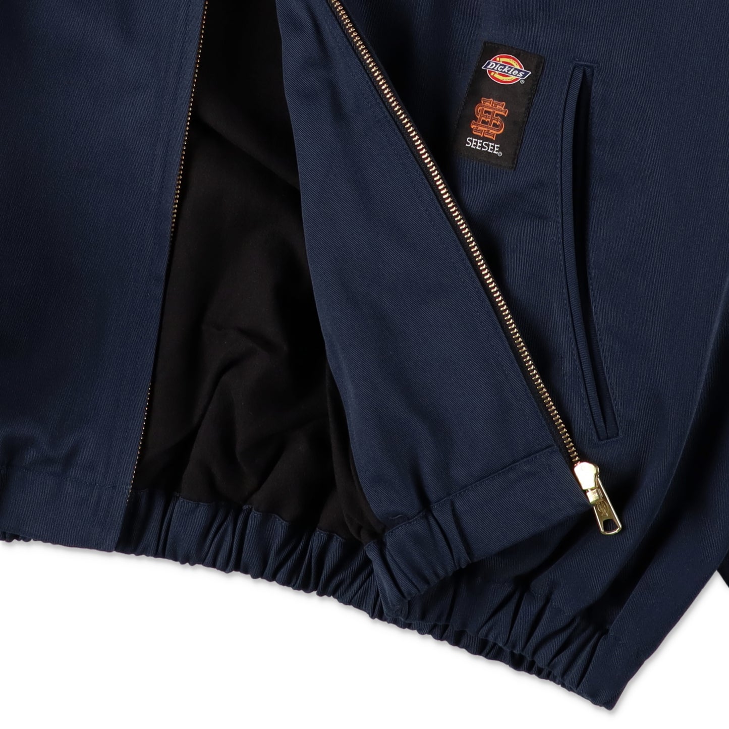 SEE SEE x DICKIES FULL ZIP HOODY JACKET【NAVY】