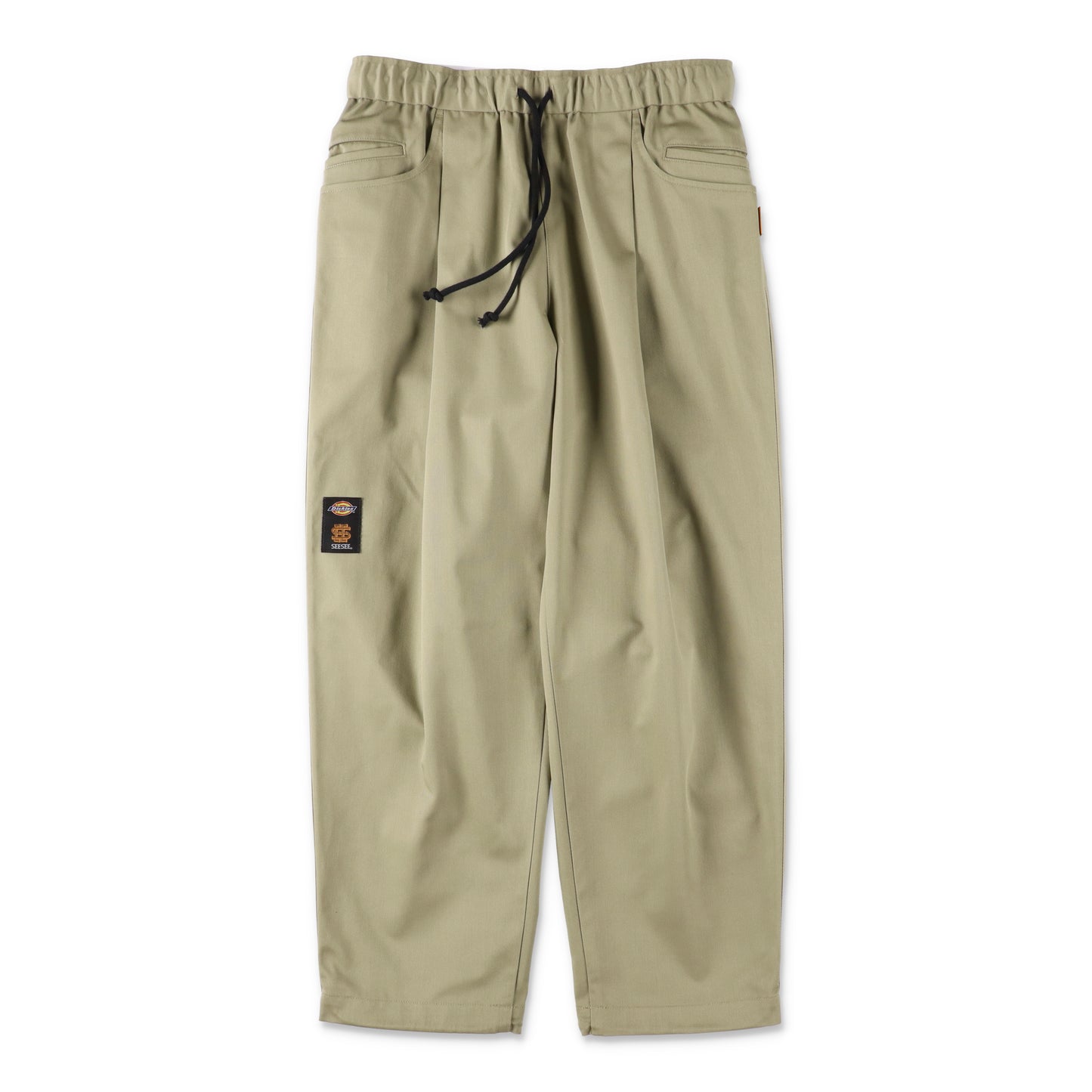 SEE SEE x DICKIES WIDE TAPERED EASY PANTS【KHAKI】