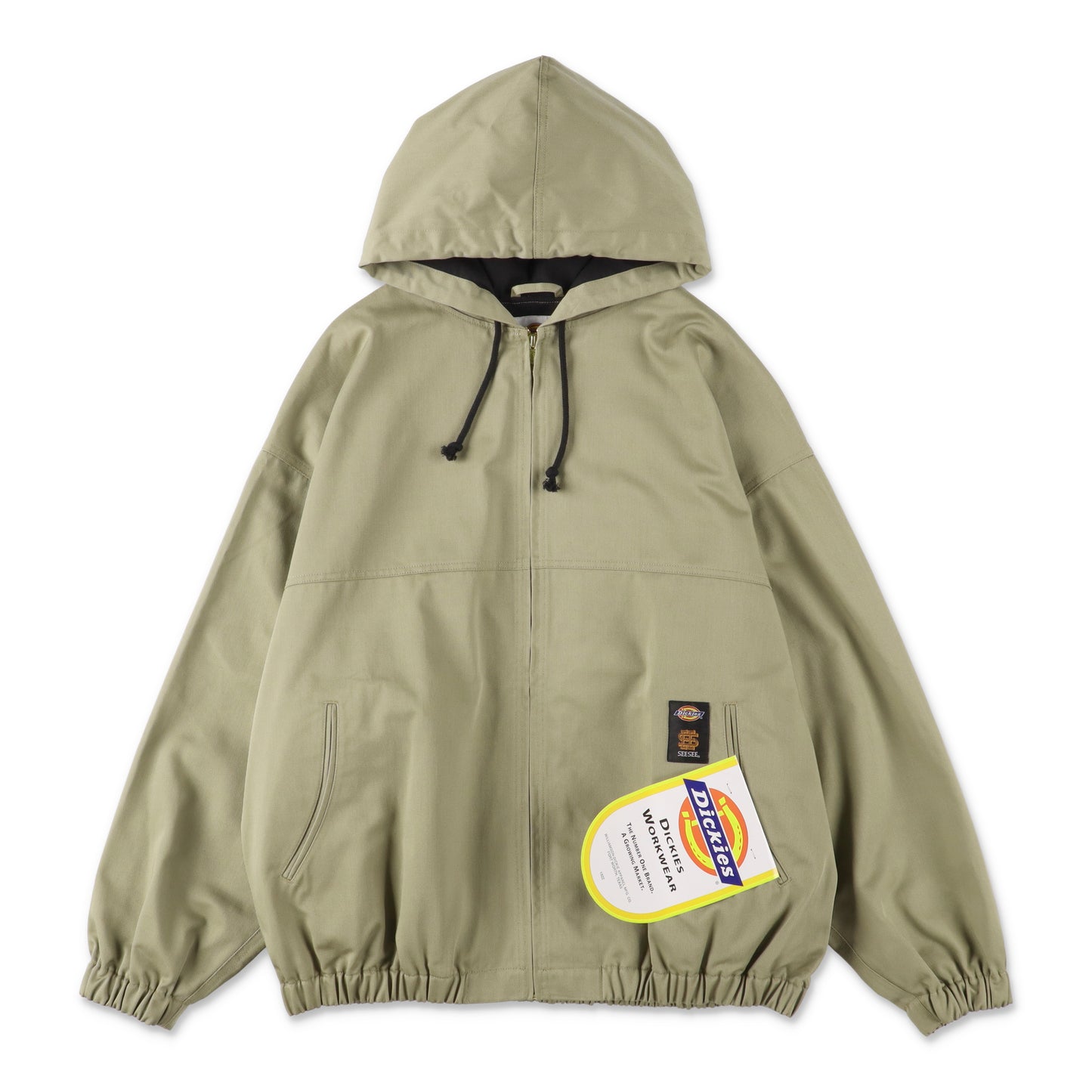 SEE SEE x DICKIES FULL ZIP HOODY JACKET【KHAKI】