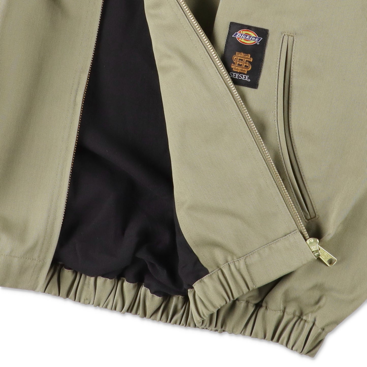 SEE SEE x DICKIES FULL ZIP HOODY JACKET【KHAKI】