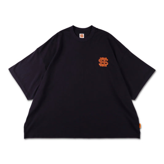 【1-3】SEE SEE SUPER BIG FLAT TEE MELT LOGO【NAVY】
