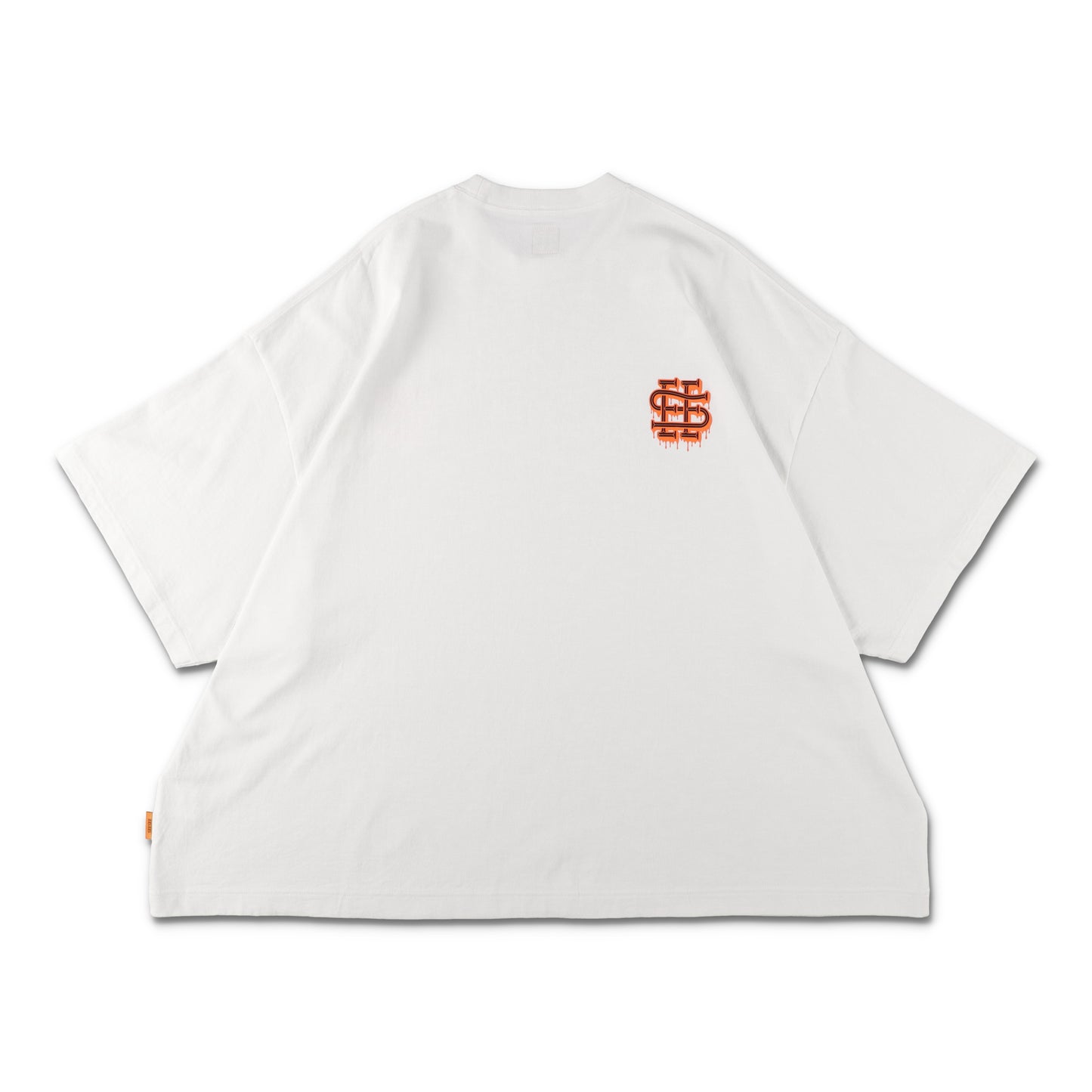 【1-1】SEE SEE SUPER BIG FLAT TEE MELT LOGO【WHITE】