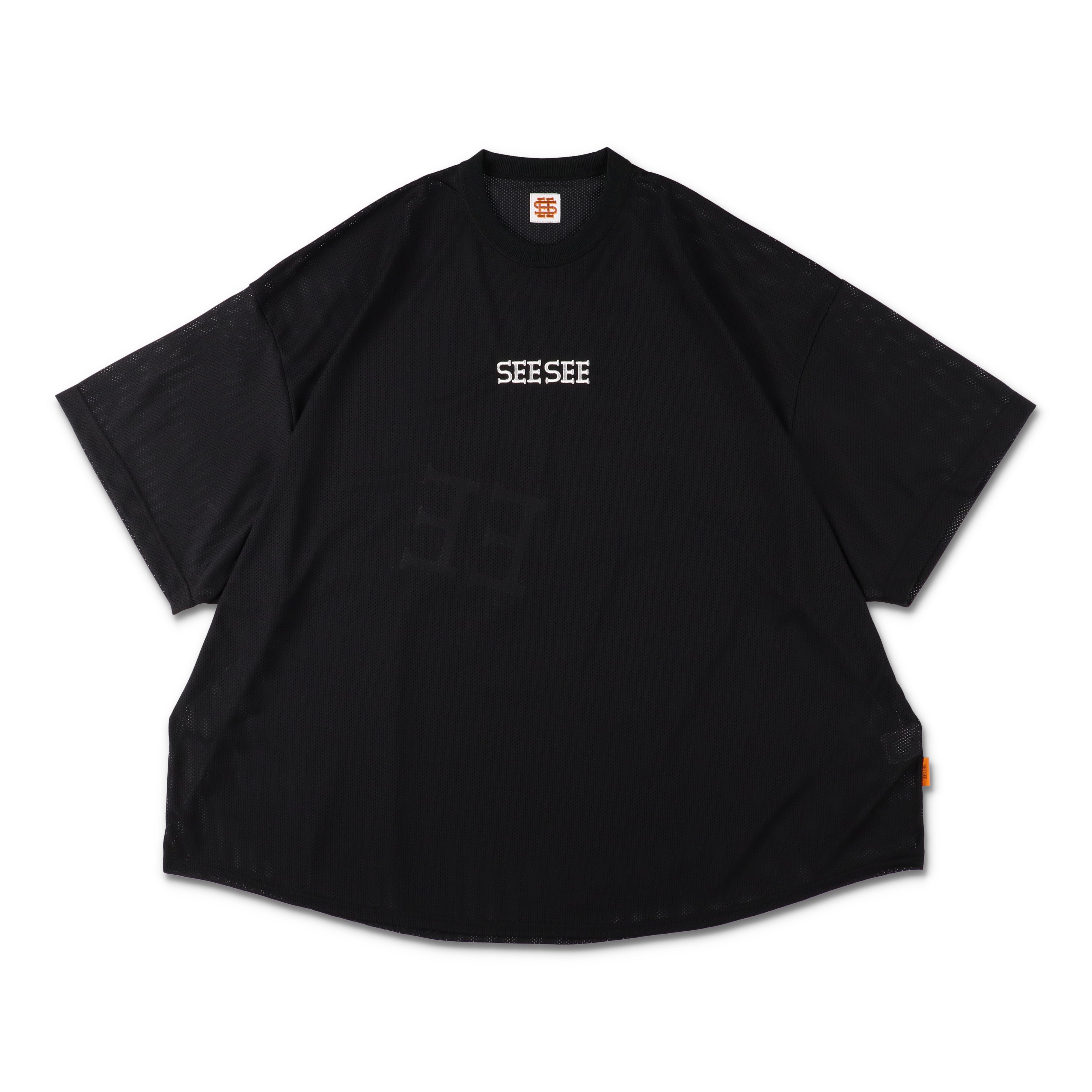 4-2】SEE SEE SUPER BIG ROUND MESH TEE【BLACK】 – STUDY