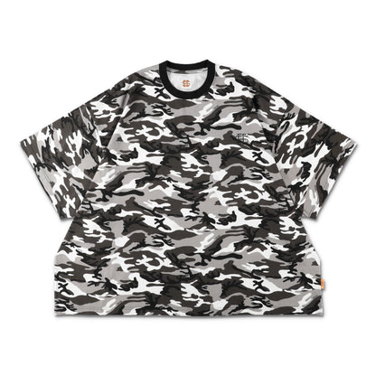 【3-2】SEE SEE SUPER BIG FLAT CITY CAMO TEE【CITY GREY CAMO】