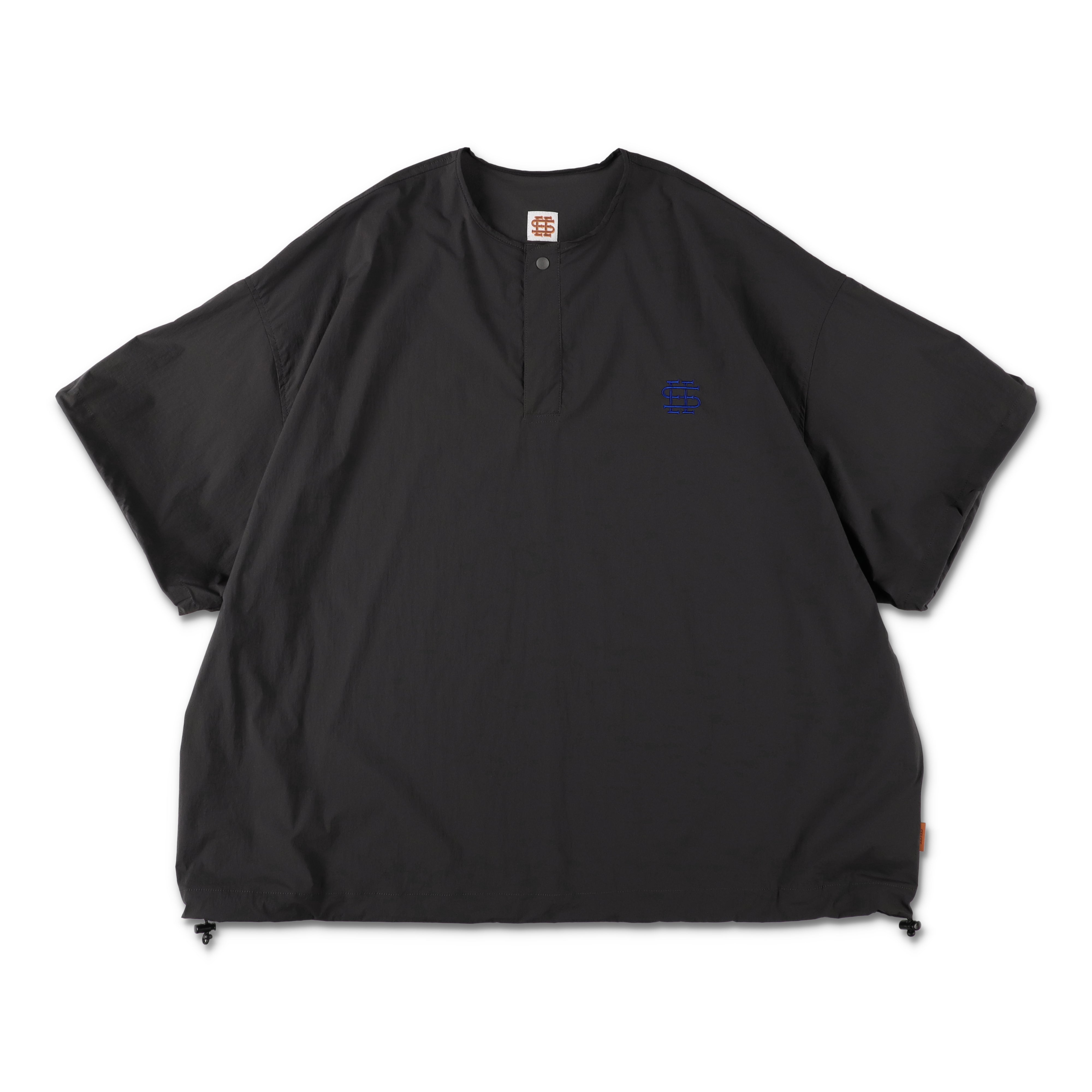 8-3】SEE SEE SUPER BIG NYLON PULLOVER W DRAWSTRINGS【GREY