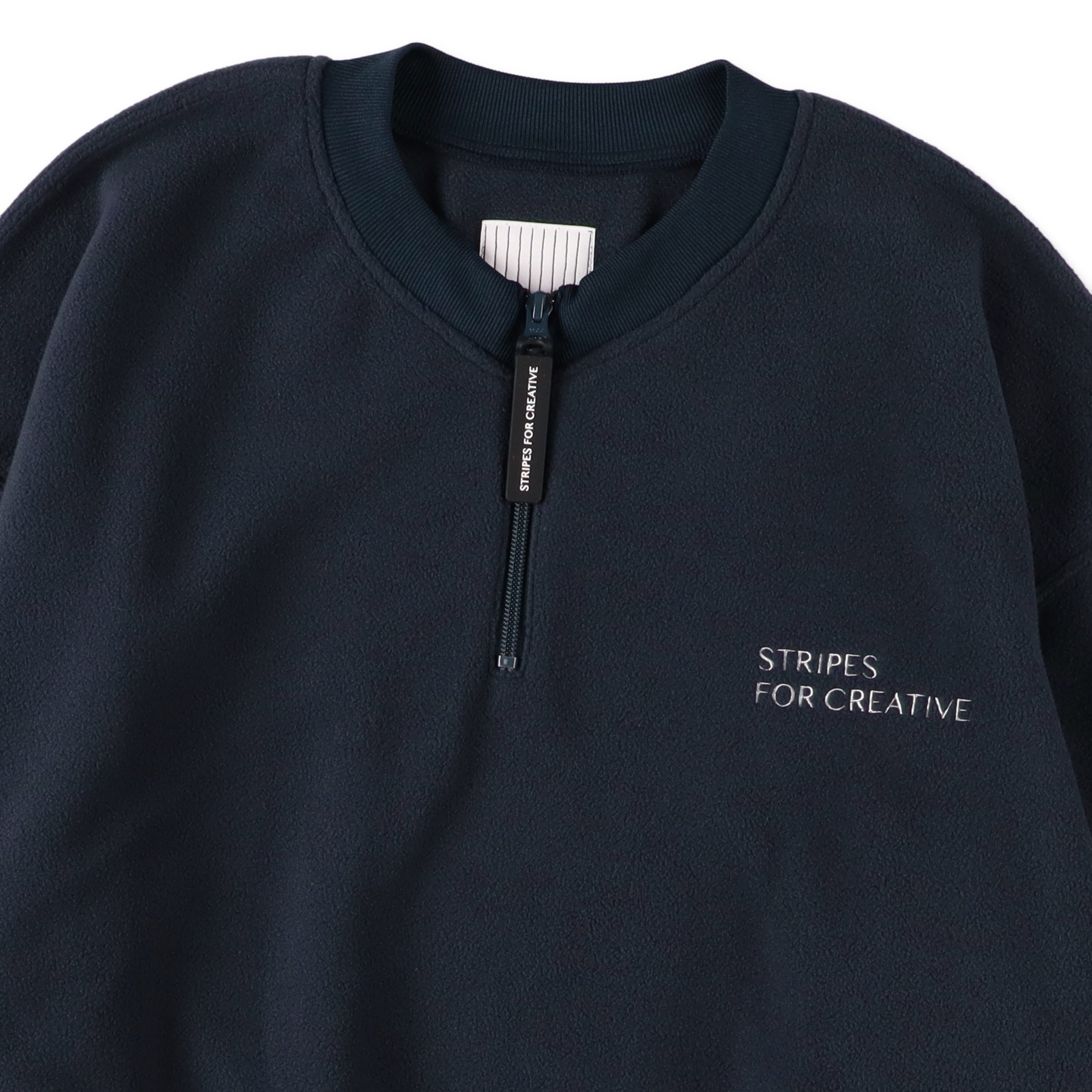 ジャケット・アウター S.F.C BASEBALL HALF ZIP JACKET NAVY XL Stripes For Creative BASEBALL HALF ZIP JACKET スタイル9月21日新作