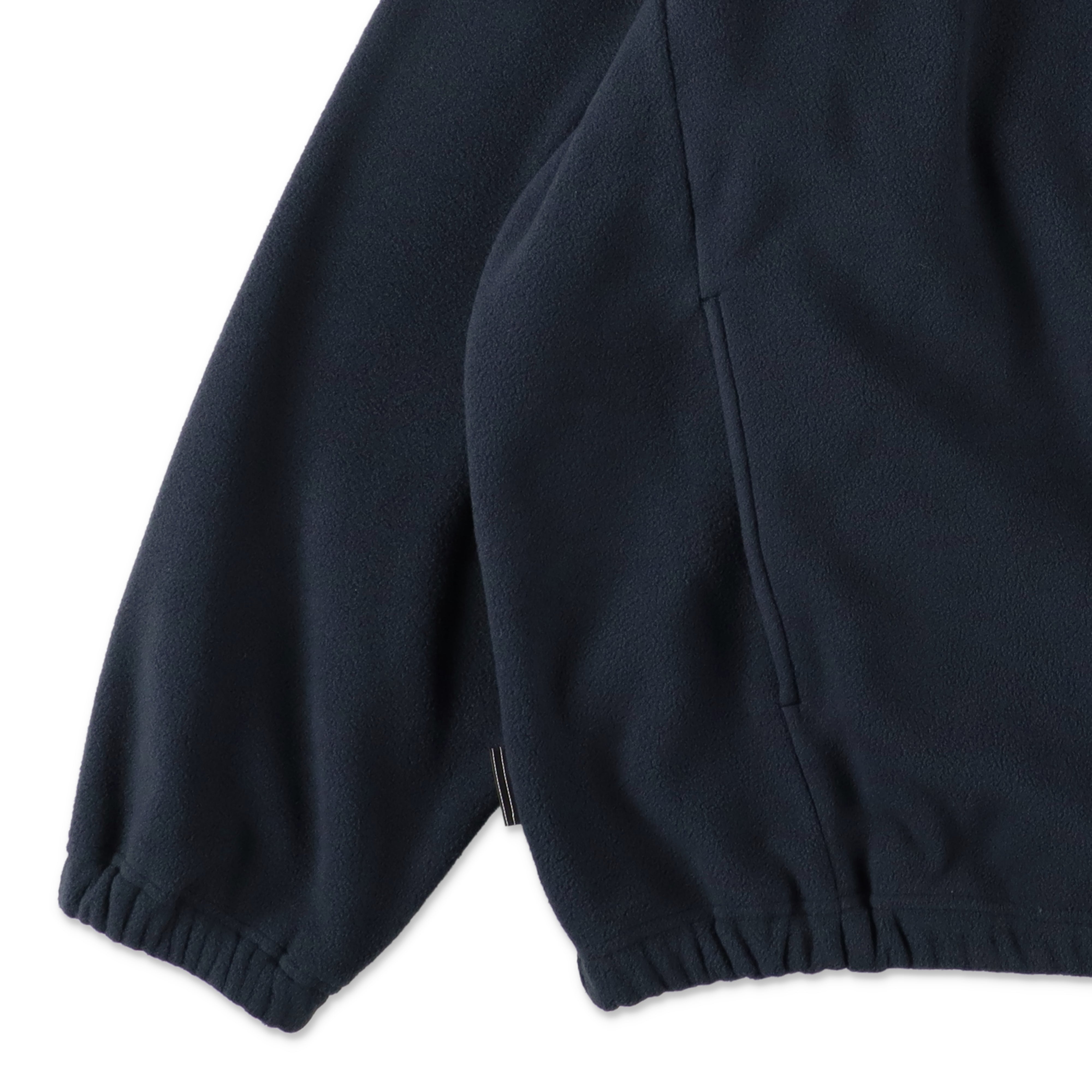 S.F.C FLEECE BASEBALL HALF ZIP JACKET - NAVY – STUDY SHOWROOM STORE