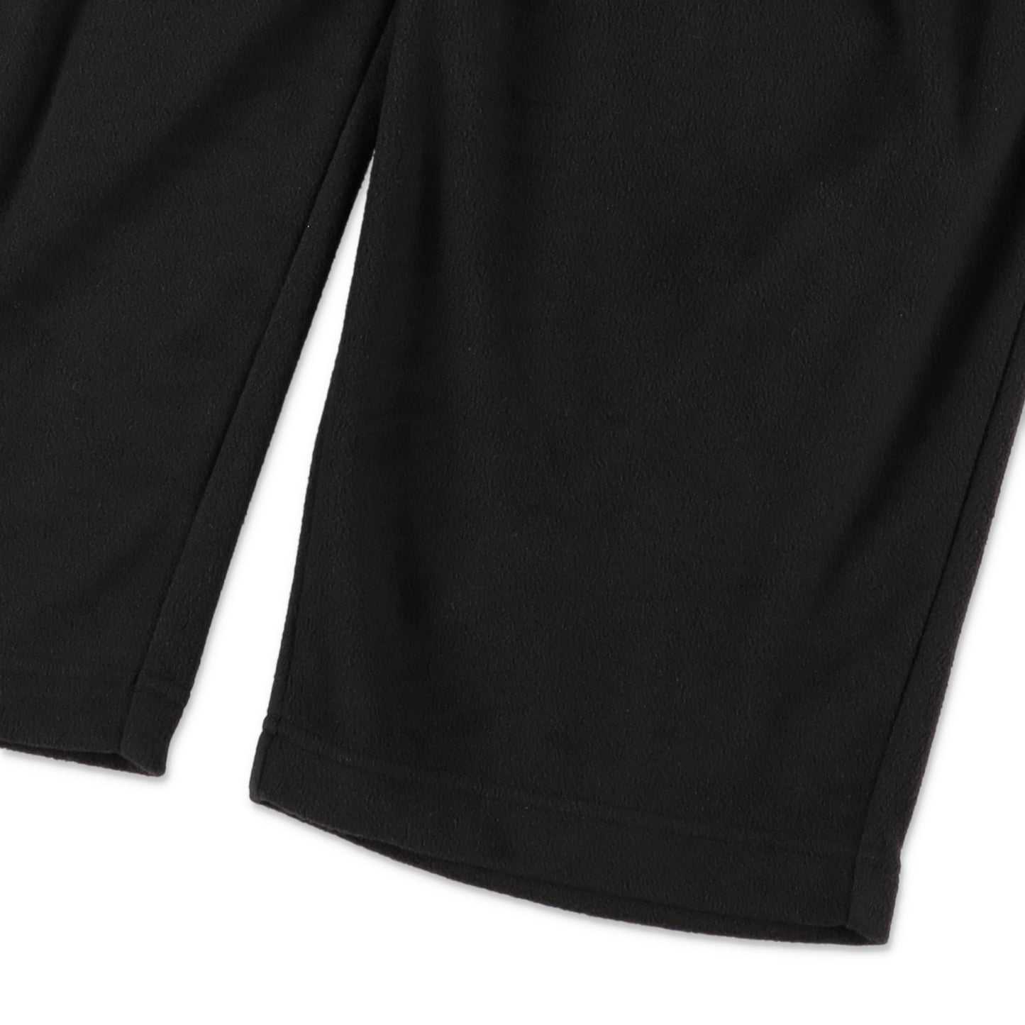 S.F.C  FLEECE WIDE TAPERED EASY PANTS BLACK 裾口