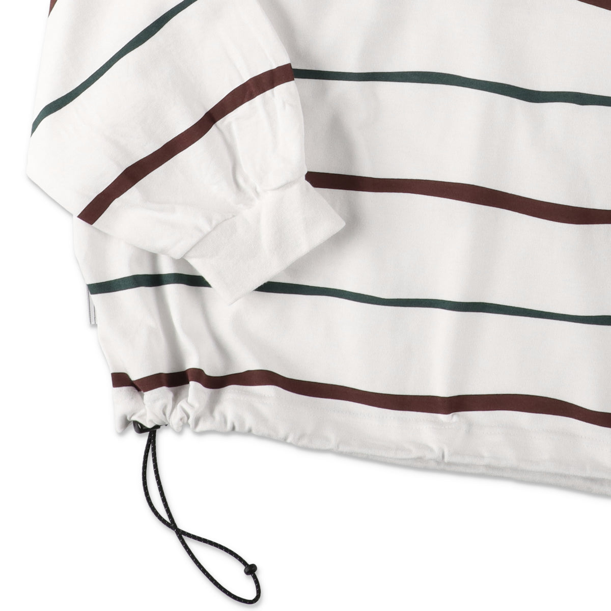 S.F.C Super Big Stripe LS Tee (W/Drawstrings) White【SFCFW26CS07】(N)
