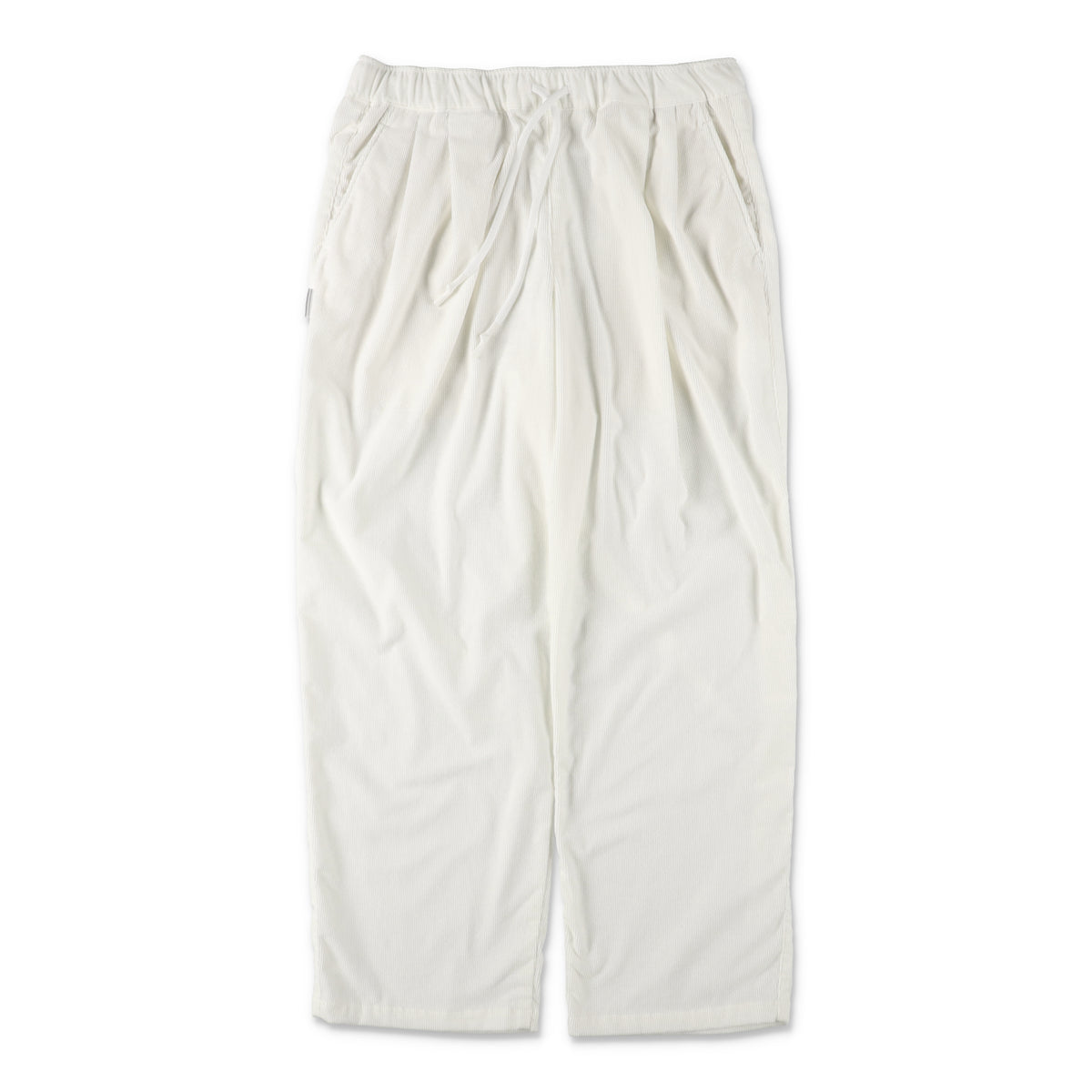 S.F.C Two Tuck Wide Pants (Corduroy) White【SFCFW26P04】(N)