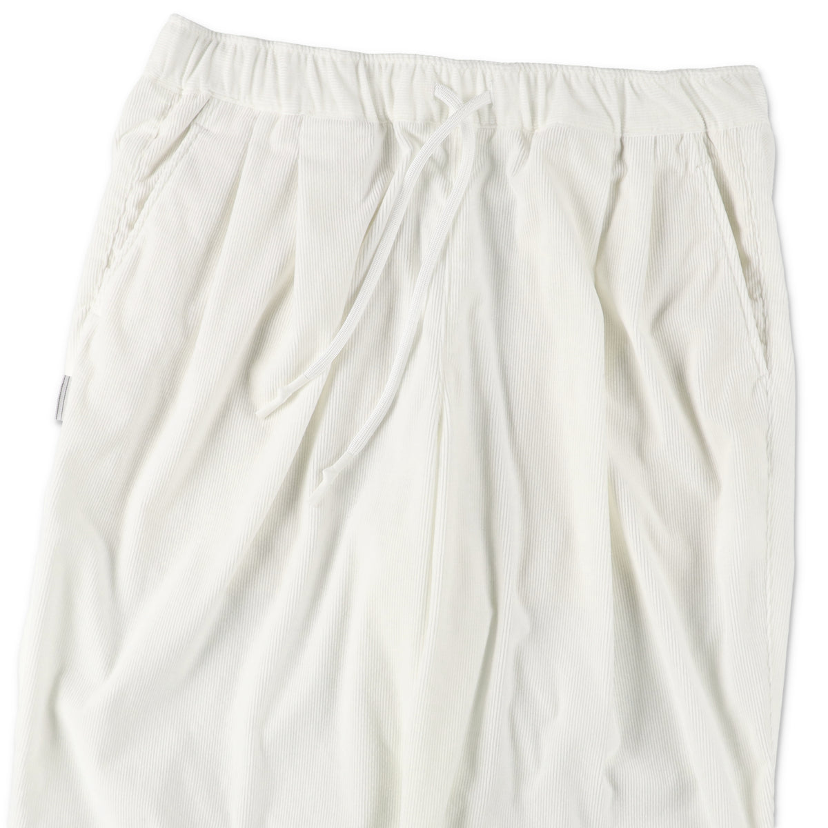 S.F.C Two Tuck Wide Pants (Corduroy) White【SFCFW26P04】(N)