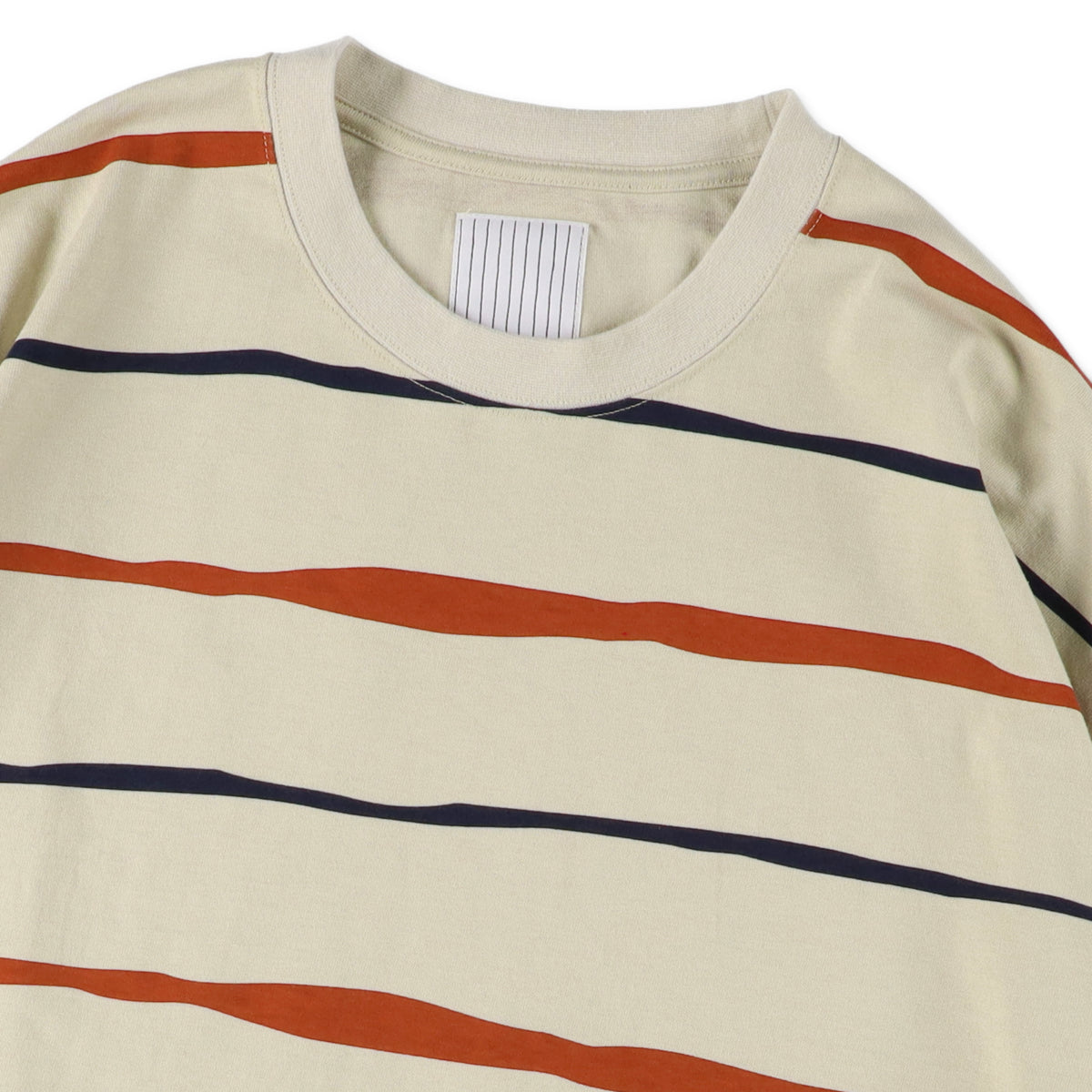 S.F.C Super Big Stripe LS Tee (W/Drawstrings) Beige【SFCFW26CS07】(N)