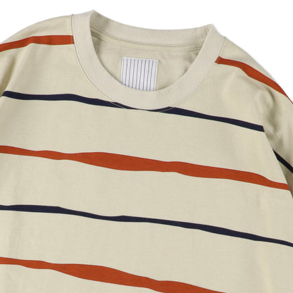 S.F.C Super Big Stripe LS Tee (W/Drawstrings) Beige【SFCFW26CS07】(N)