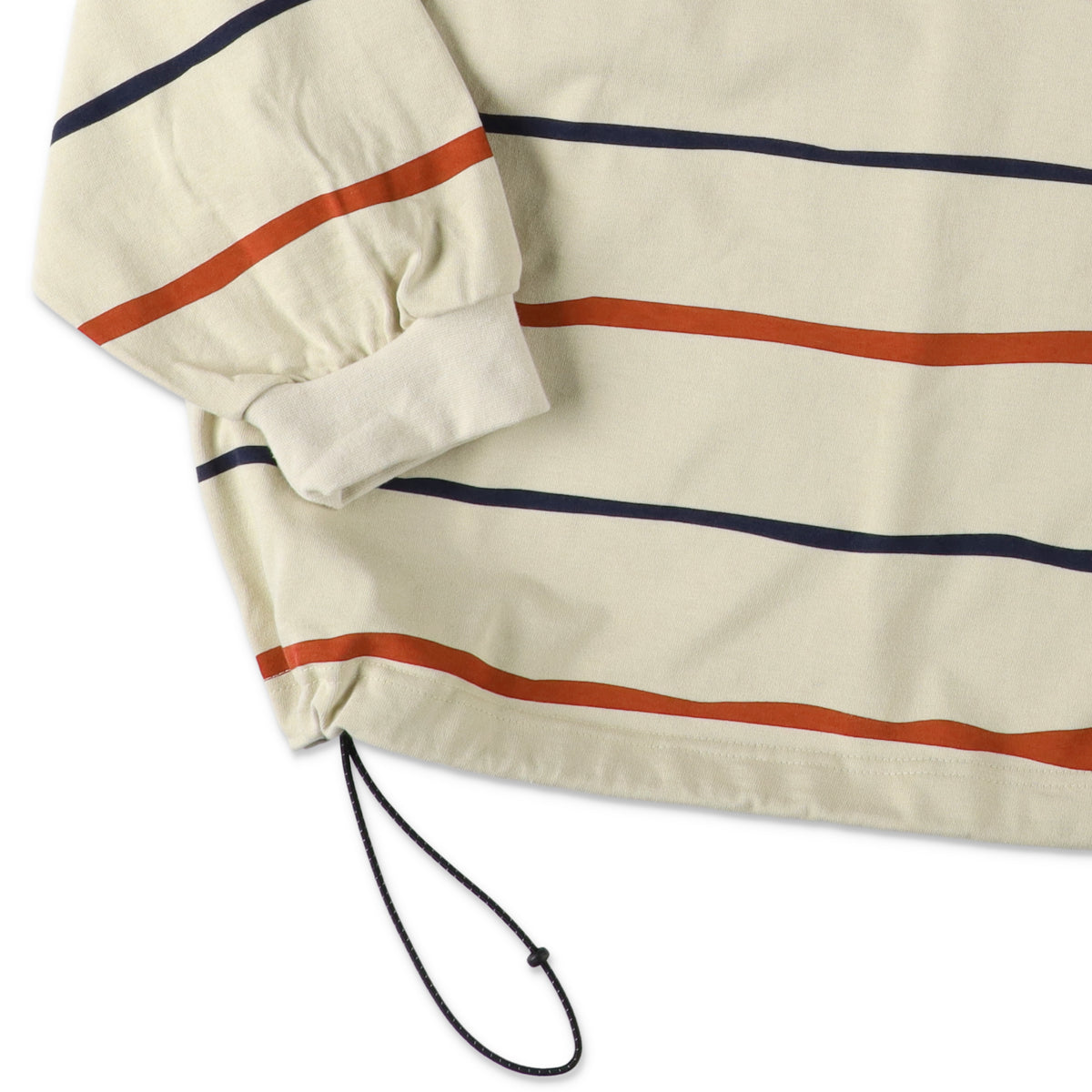 S.F.C Super Big Stripe LS Tee (W/Drawstrings) Beige【SFCFW26CS07】(N)