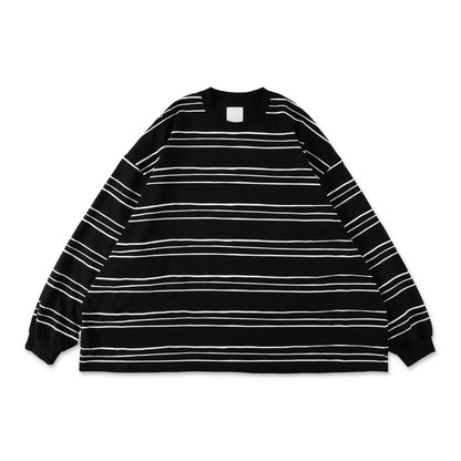 S.F.C Super Big LS Tee (Multi Stripe) Black【SFCFW26CS05】(N)
