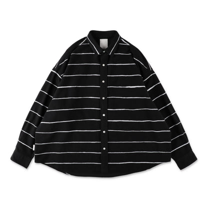 S.F.C Side Stripe Flannel Shirt Black【SFCFW26S03】(N)