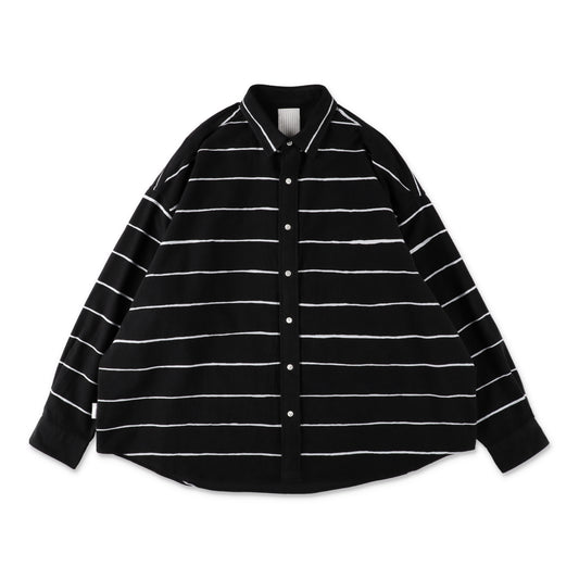 S.F.C Side Striope Nel Shirt Black【SFCFW26S03】(N)