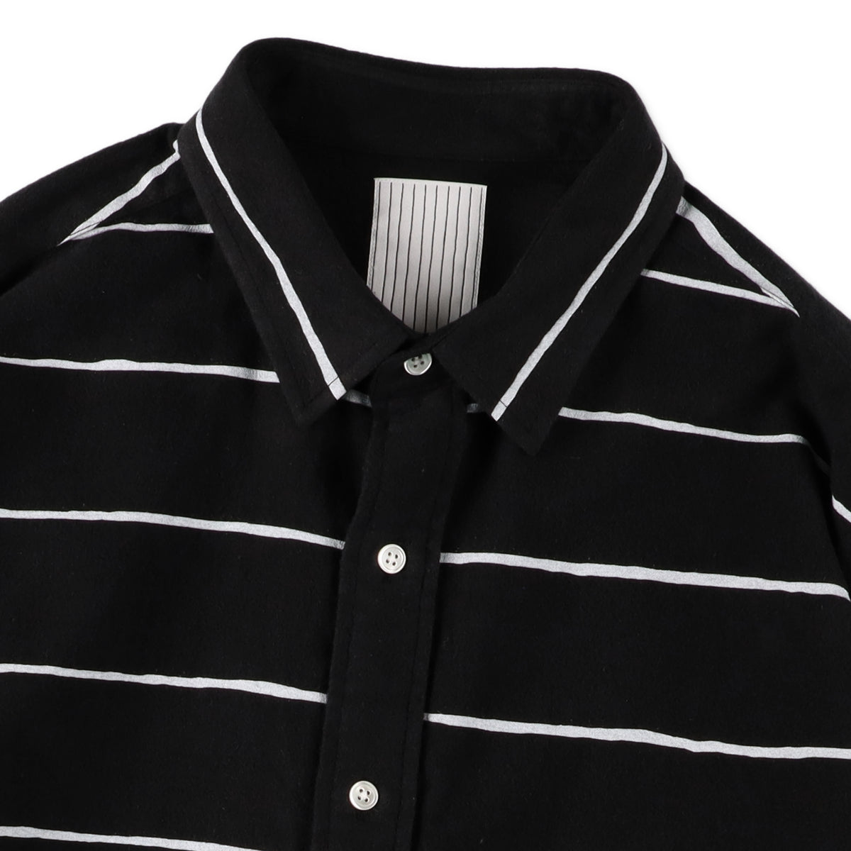 S.F.C Side Stripe Flannel Shirt Black【SFCFW26S03】(N)